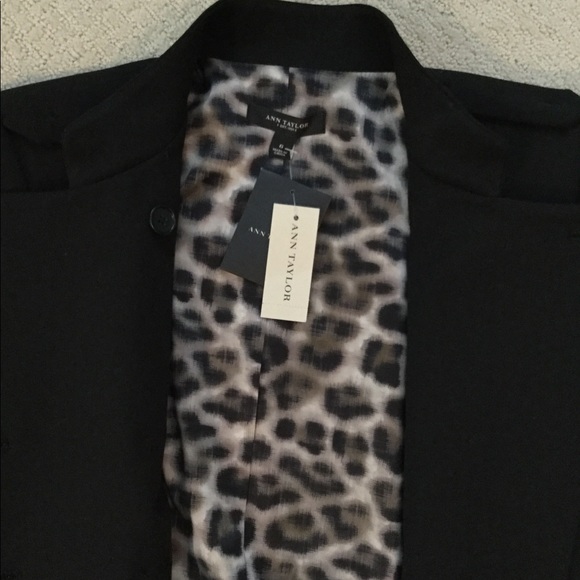 Blazer Ann Taylor Doublé, Couleur Marron, Taille 12 Femme - Très Bon état